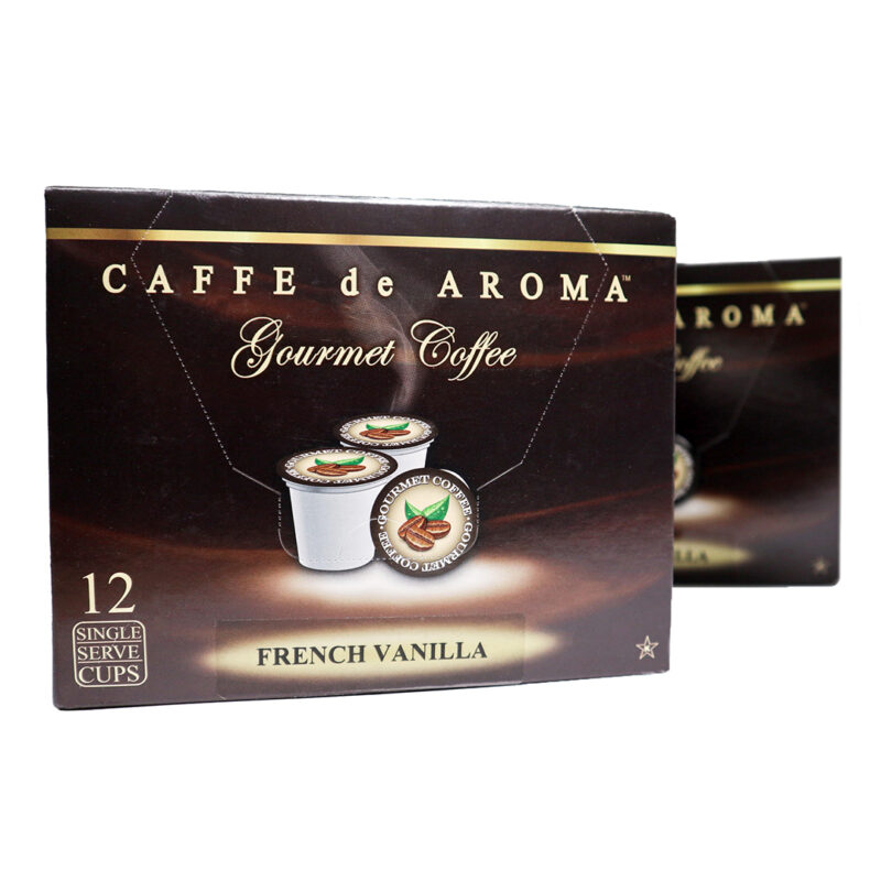 Cafe de Aroma French Vanilla 12 ct K Cup