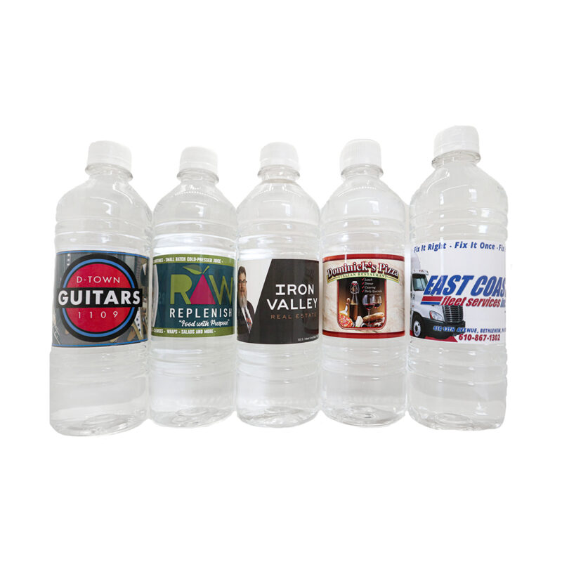 custom water bottle labels